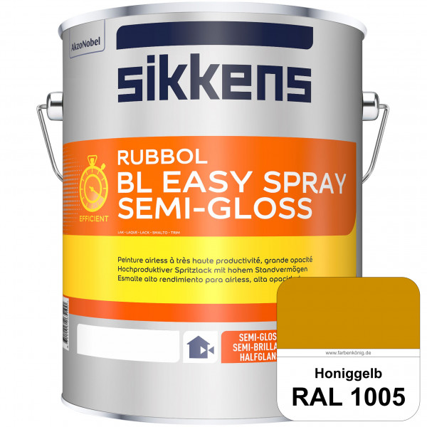 Rubbol BL Easy Spray (RAL 1005 Honiggelb) Seidenglänzender Airlesslack (außen & innen)
