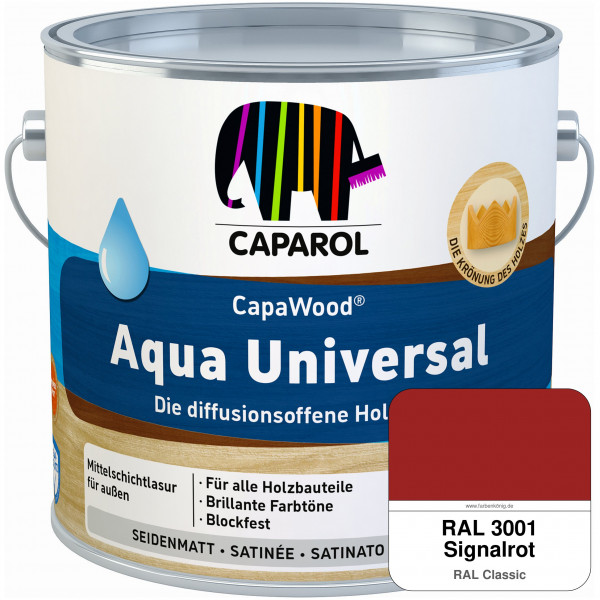 CapaWood® Aqua Universal (RAL 3001 Signalrot)