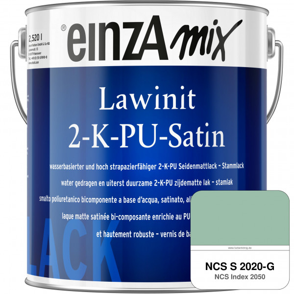 einzA Lawinit 2-K-PU Satin Stammlack (NCS S 2020-G)