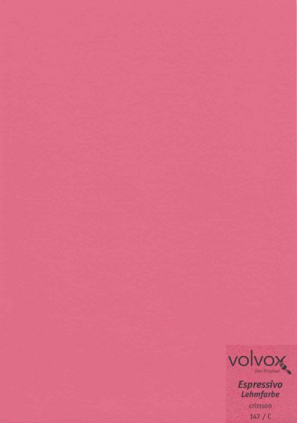 Volvox Espressivo Lehmfarbe (Crimson)