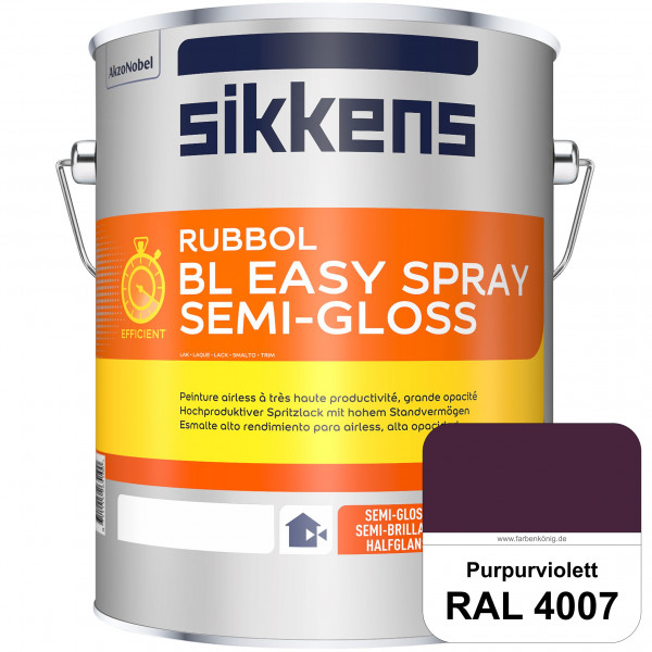 Rubbol BL Easy Spray (RAL 4007 Purpurviolett) Seidenglänzender Airlesslack (außen & innen)