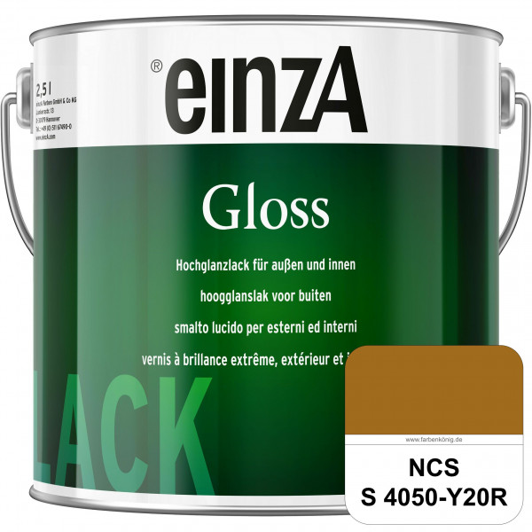 einzA Gloss (NCS S 4050-Y20R) Hochwertiger Alkydharzlack in Premium-Qualität, hochglänzend.