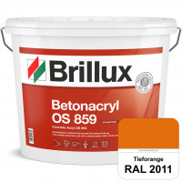 Betonacryl OS 859 (RAL 2011 Tieforange) Wetterbeständige Schutzbeschichtung für Betonflächen (Außen)