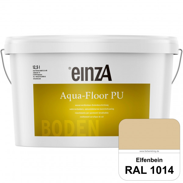 einzA Aqua-Floor PU (RAL 1014 Elfenbein) seidenglänzender Acryl-PU-Bodenbeschichtung