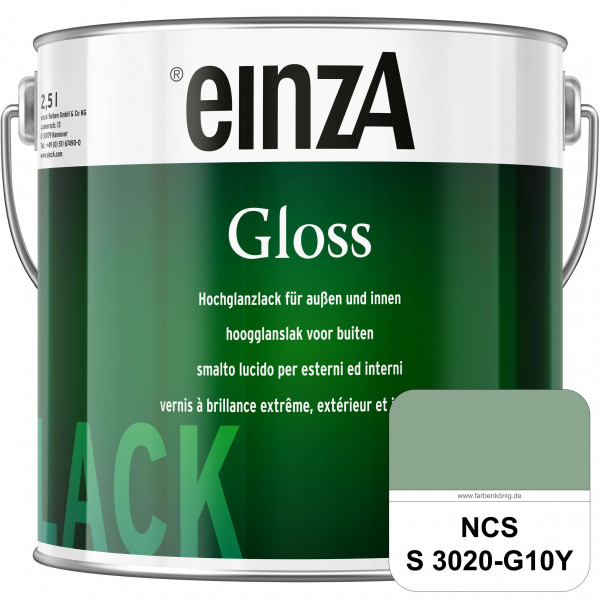 einzA Gloss (NCS S 3020-G10Y) Hochwertiger Alkydharzlack in Premium-Qualität, hochglänzend.