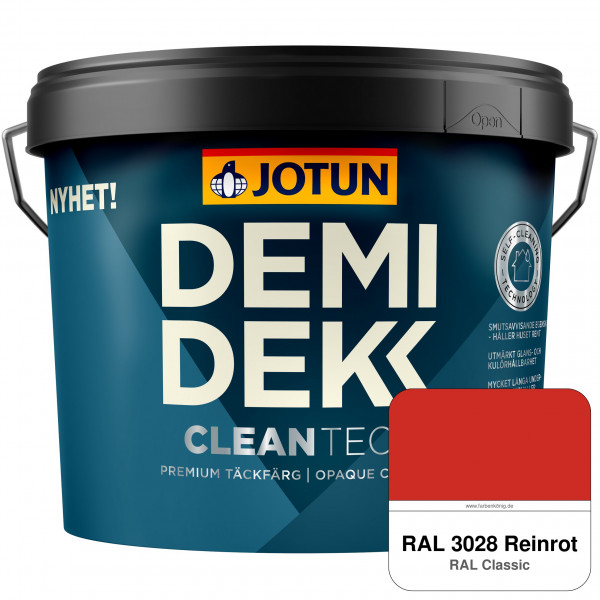 DEMIDEKK Cleantech (ehemals Demidekk Optimal, Demidekk Ultimate Täckfärg) - Deckende Holzfarbe für A