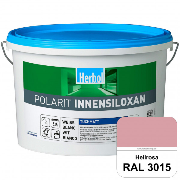 Polarit Innensiloxan (RAL 3015 Hellrosa) Die Mineralmatte mit Super-Flächenwirkung für streiflichtem