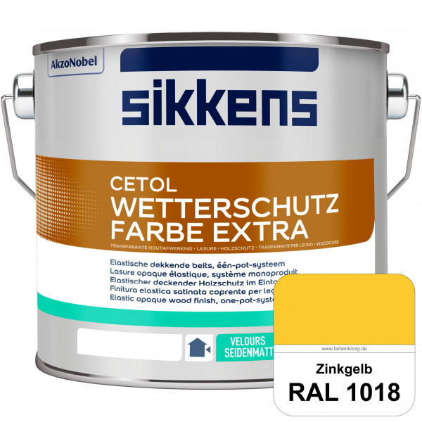 Cetol Wetterschutzfarbe Extra (RAL 1018 Zinkgelb)