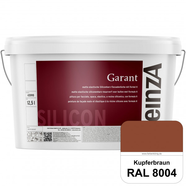 einzA Garant (RAL 8004 Kupferbraun) elastische Siliconharz-Fassadenfarbe