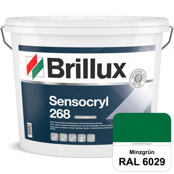 Sensocryl ELF 268 (RAL 6029 Minzgrün) hochwertige seidenglänzende & strapazierfähige Reinacrylat-Inn