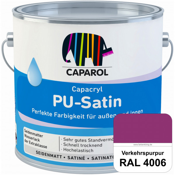Capacryl PU-Satin (RAL 4006 Verkehrspurpur) hochwertige Zwischen-/ Schluss­lackierungen für grundier