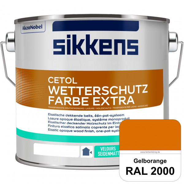 Cetol Wetterschutzfarbe Extra (RAL 2000 Gelborange)