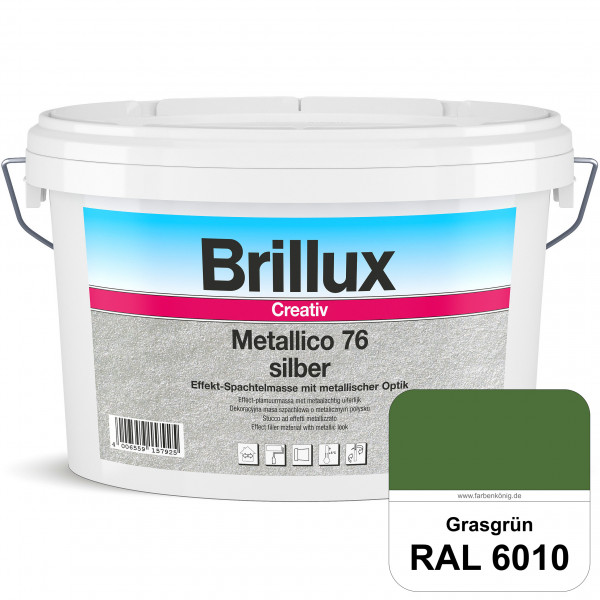Creativ Metallico 76 (RAL 6010 Grasgrün) Effektspachtelmasse für Oberflächen mit metallischer Optik