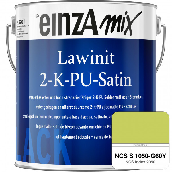 einzA Lawinit 2-K-PU Satin Stammlack (NCS S 1050-G60Y)