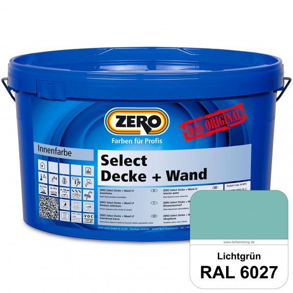 Select Decke + Wand (RAL 6027 Lichtgrün)