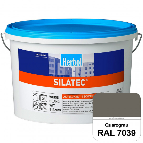 Silatec (RAL 7039 Quarzgrau) Acrylatverstärkte, füllende Siliconharz-Fassadenfarbe