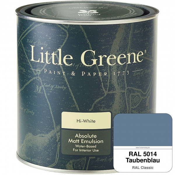 Absolute Matt Emulsion - Sample Pot 250 ml (RAL 5014 Taubenblau)