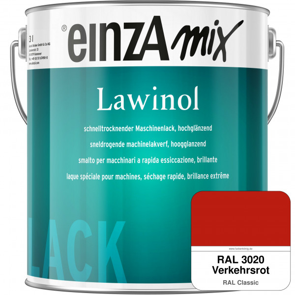 einzA Lawinol hochglänzend (RAL 3020 Verkehrsrot)