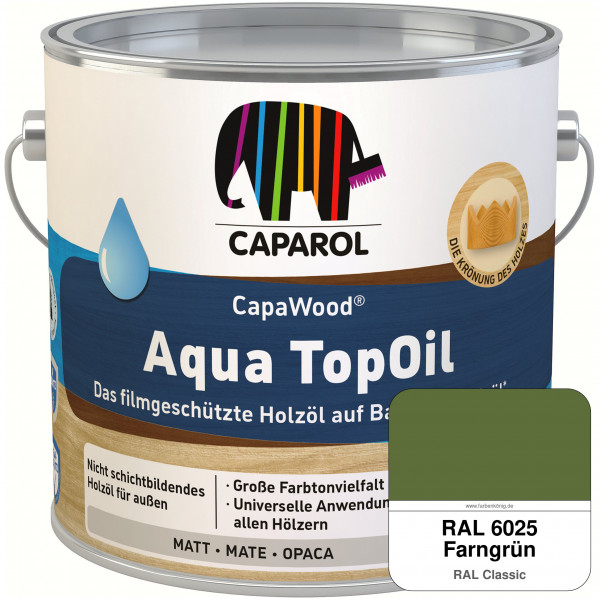 CapaWood® AquaTopOil (RAL 6025 Farngrün)