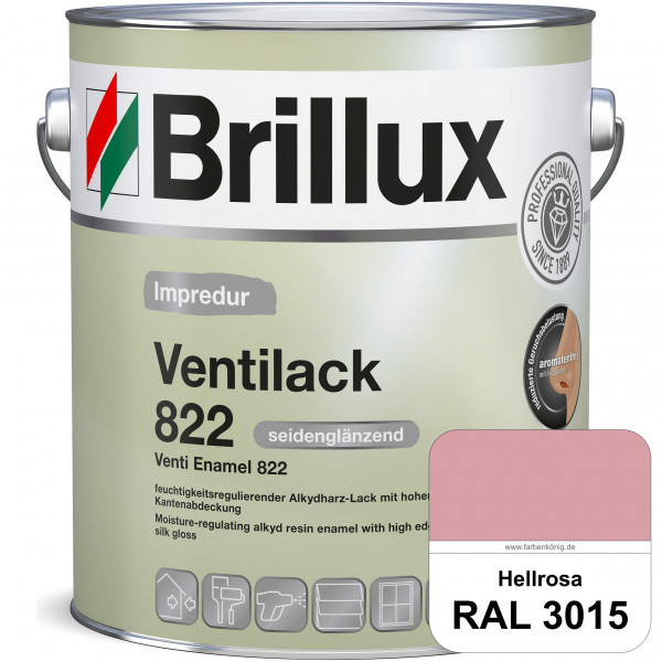 Impredur Ventilack 822 (RAL 3015 Hellrosa) Seidenglanzlack (lösemittelhaltig) Fenster & Türen innen