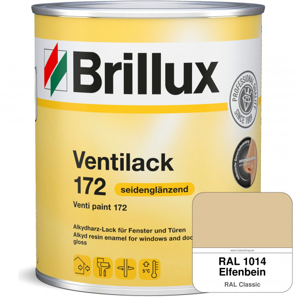 Ventilack Seidenglanz 172 (RAL 1014 Elfenbein)