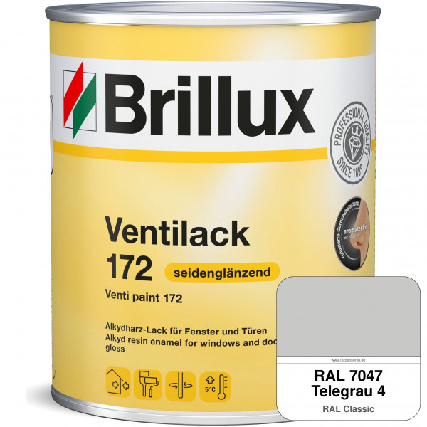 Ventilack Seidenglanz 172 (RAL 7047 Telegrau 4)
