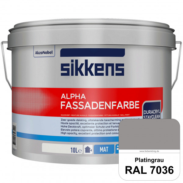 Alpha Fassadenfarbe (RAL 7036 Platingrau)