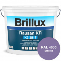 Rausan KR K3 3517 (RAL 4005 Blaulila) Organisch gebundener Kratzputz für wetterbeständige Oberfläche