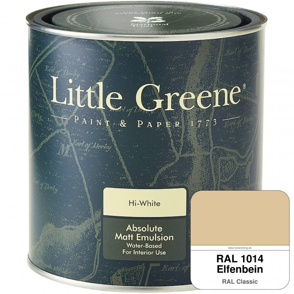 Absolute Matt Emulsion - Sample Pot 250 ml (RAL 1014 Elfenbein)