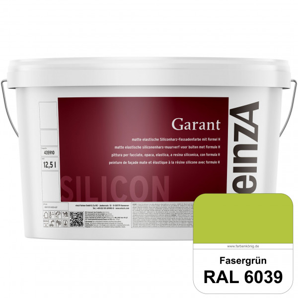 einzA Garant (RAL 6039 Fasergrün) elastische Siliconharz-Fassadenfarbe