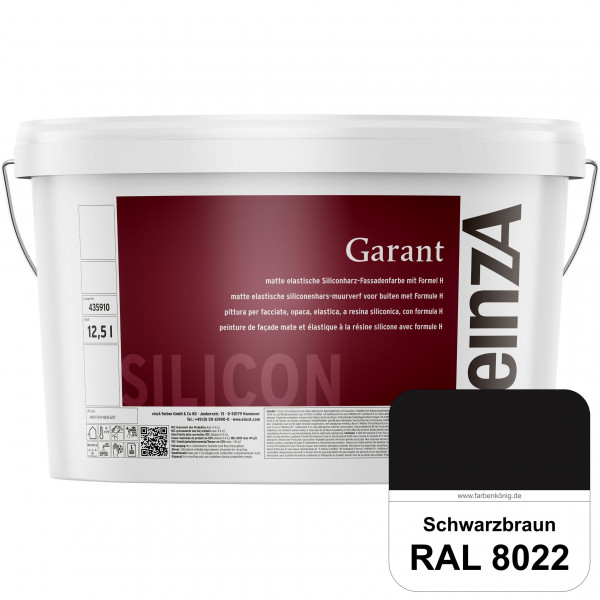 einzA Garant (RAL 8022 Schwarzbraun) elastische Siliconharz-Fassadenfarbe
