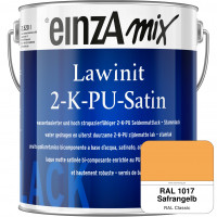 einzA Lawinit 2-K-PU Satin Stammlack (RAL 1017 Safrangelb)