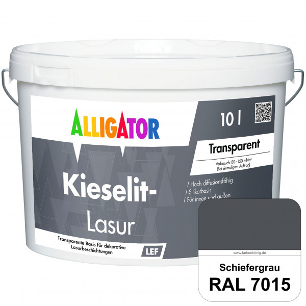 Kieselit-Lasur (RAL 7015 Schiefergrau)
