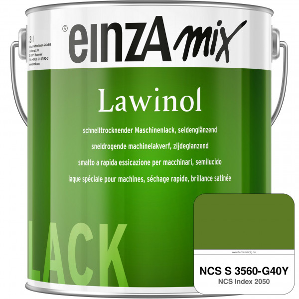 einzA Lawinol seidenglänzend (NCS S 3560-G40Y)