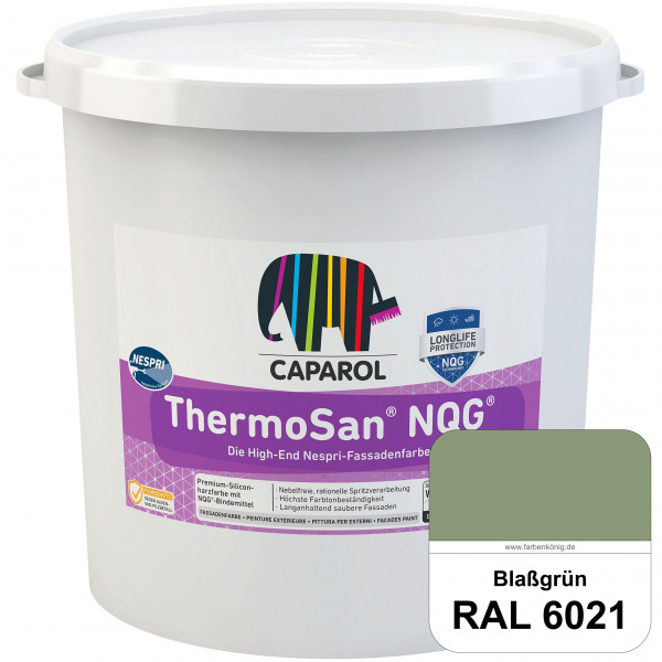 ThermoSan® NQG® Nespri (RAL 6021 Blassgrün) Siliconharz-Bindemittelkombination mit integrierter Nano