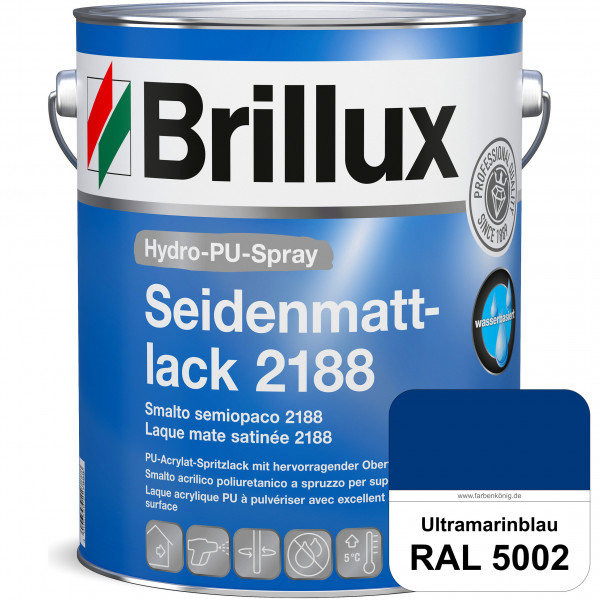 Hydro-PU-Spray Seidenmattlack 2188 (RAL 5002 Ultramarinblau) hochwertiger Lack speziell für das XVLP