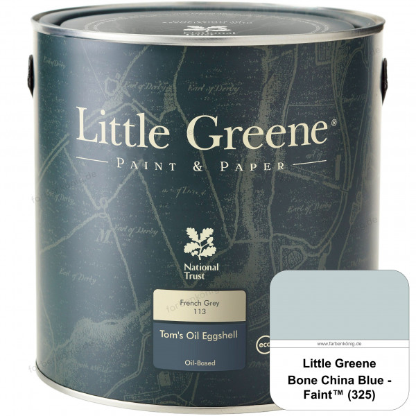 Tom's Oil Eggshell (325 Bone China Blue - Faint)