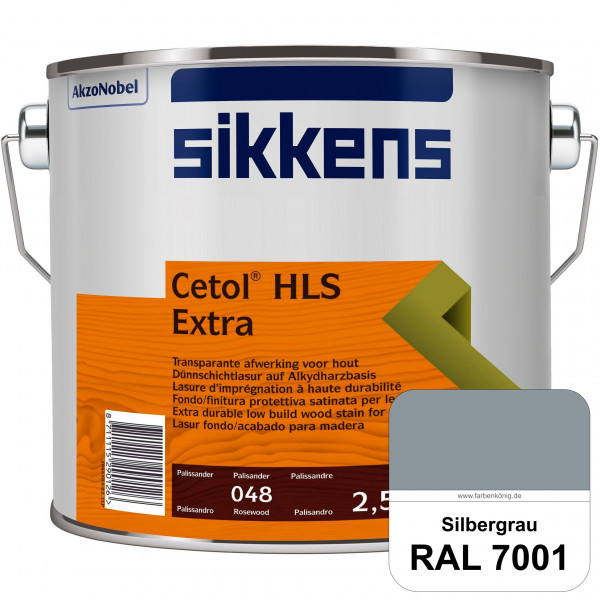 Cetol HLS Extra (B-Ware) - 0,5 Liter (RAL 7001 Silbergrau)