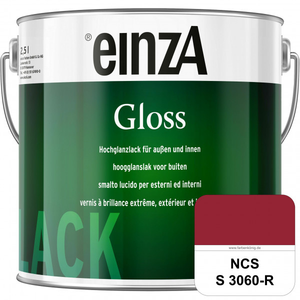 einzA Gloss (NCS S 3060-R) Hochwertiger Alkydharzlack in Premium-Qualität, hochglänzend.