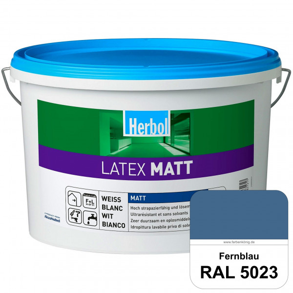 Latex Matt (RAL 5023 Fernblau) Matte Latexfarbe mit hoher Strapazierfähigkeit