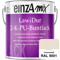 einzA LawiDur 2-K-PU-Buntlack - Seidenglanz (RAL 9001 Cremeweiß)