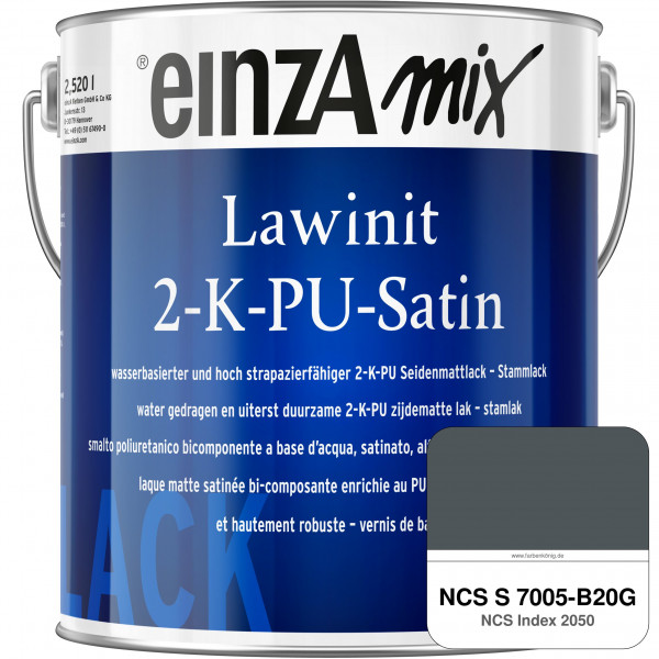 einzA Lawinit 2-K-PU Satin Stammlack (NCS S 7005-B20G)