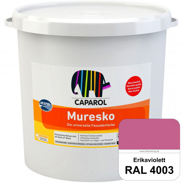 Muresko Nespri (R 30) (RAL 4003 Erikaviolett) Silanisierte Reinacrylat-Fassadenfarbe auf SilaCryl®-B