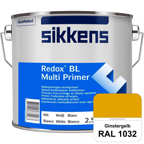 Redox BL Multi Primer (RAL 1032 Ginstergelb) Wasserbasierter Universalprimer und Korrosionsschutz (i