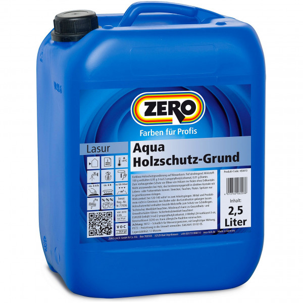 Aqua Holzschutz-Grund (B-Ware) - 2,5 Liter (Transparent)