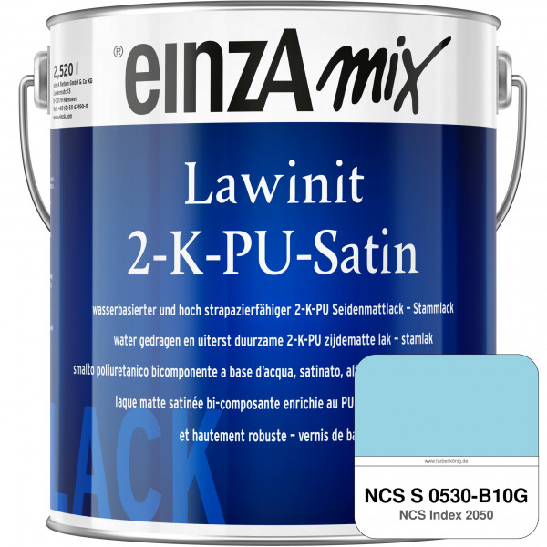 einzA Lawinit 2-K-PU Satin Stammlack (NCS S 0530-B10G)