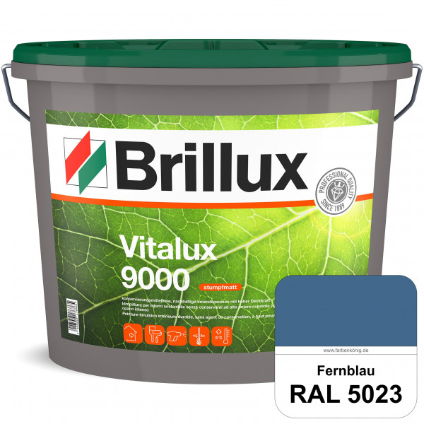 Vitalux 9000 (RAL 5023 Fernblau) konservierungsmittelfreie Innendispersion für Kinder- & Schlafzimme