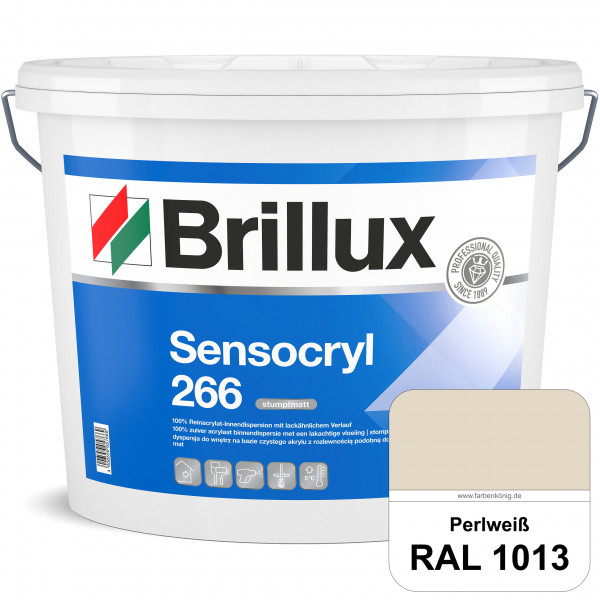 Sensocryl ELF 266 (RAL 1013 Perlweiß) stumpfmatte hochwertige Reinacrylat-Innendispersion für Artzpr