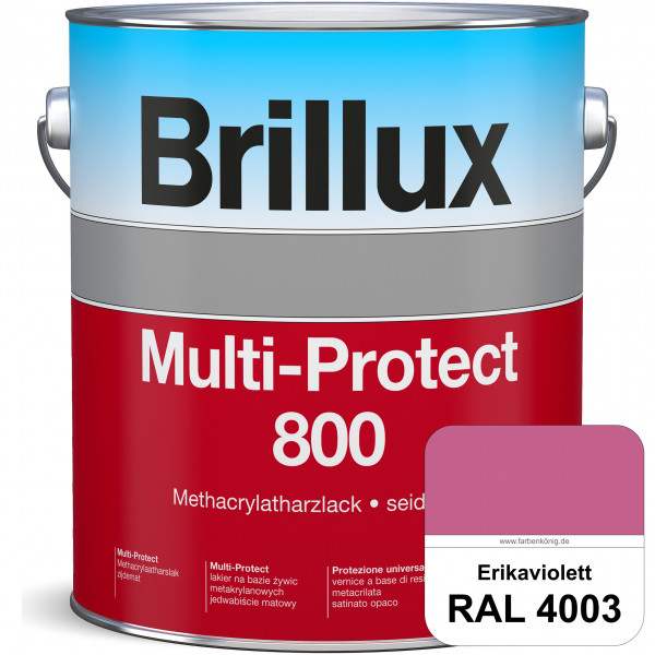 Multi-Protect 800 (RAL 4003 Erikaviolett) seidenmatter, hoch wetterbeständiger Methacrylatharzlack,