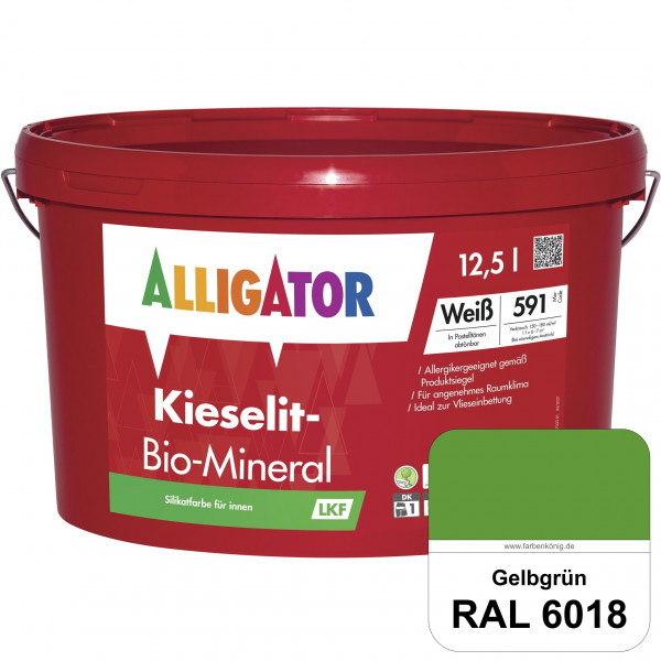 Kieselit-Bio-Mineral LKF (RAL 6018 Gelbgrün)